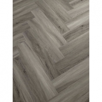 Wickes  Novocore Herringbone Warm Grey Luxury Vinyl Flooring - 1.51m