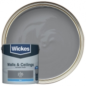 Wickes Slate - No.235 Vinyl Matt Emulsion Paint - 2.5L £12.00