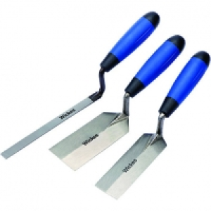Wickes Edging Trowel Set - Pack of 3