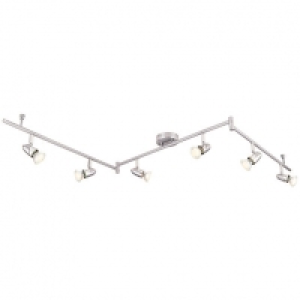 Wickes Bullet LED Brushed Chrome 6 Bar Spotlight - 6 x 3.5W £54.00