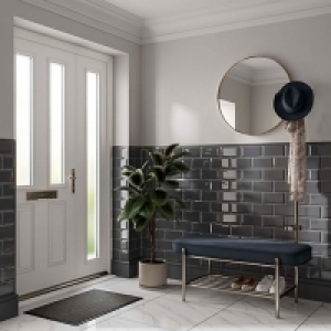 Wickes Metro Grey Ceramic Wall Tile - 200 x 100mm £12.00