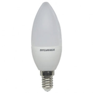 Sylvania LED Non Dimmable Frosted Candle E14 Light Bulb - 5. £3.00