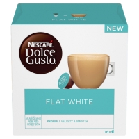 Iceland  NESCAFÉ Dolce Gusto Flat White Coffee Pods 16 Capsules per B