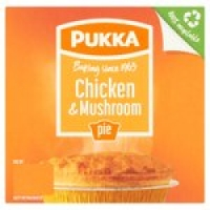 Pukka Chicken & Mushroom Pie  £1.00