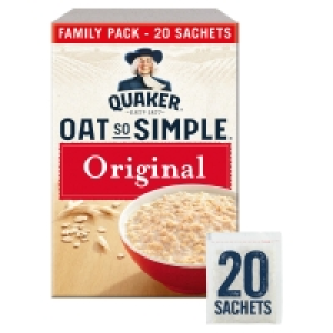 Quaker Oat So Simple Original Family Pack Porridge Sachets 2 £4.00