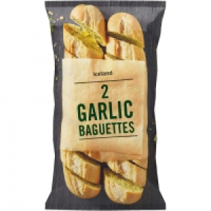 Iceland 2 Garlic Baguettes 338g £1.00