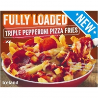 Iceland  Iceland Fully Loaded Triple Pepperoni Pizza Fries 510g