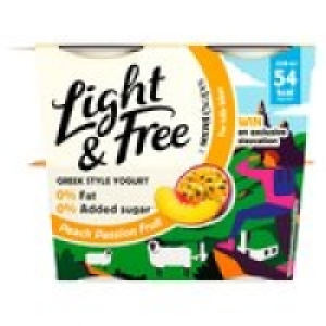 Light & Free Peach & Passion fruit Yogurt  £1.25