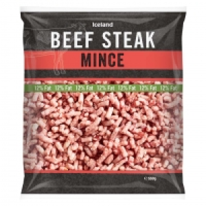 Iceland  Iceland Beef Steak Mince 550g