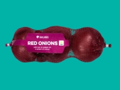 Oaklands Red Onions £0.39