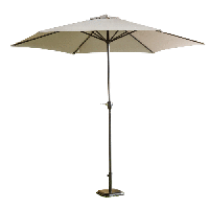 2.7m Large Garden Parasol with Metal Frame (base not include £44.99