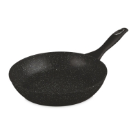 Aldi  Black Med Marble Effect Frying Pan