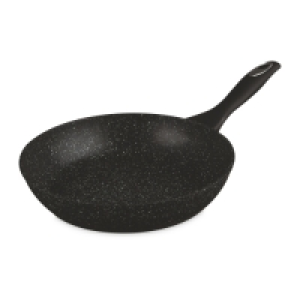 Black Med Marble Effect Frying Pan
