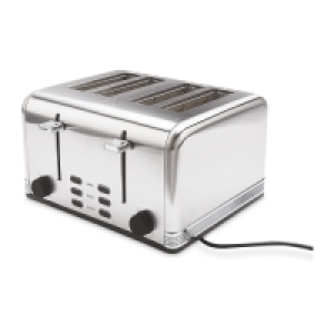 Ambiano Silver 4 Slice Toaster