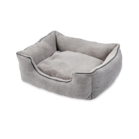 Aldi  Medium Grey Herringbone Dog Bed