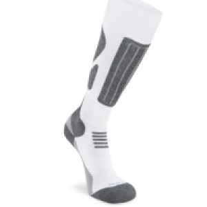 Aldi  Inoc Adults White Ski Socks