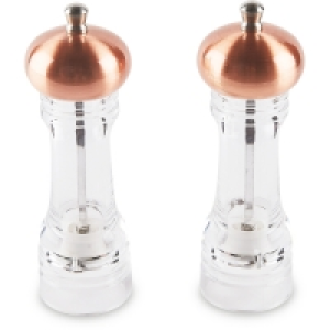 Brushed Copper Salt/Pepper Mill Set