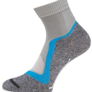 Grey/Blue Cycling Ankle Socks