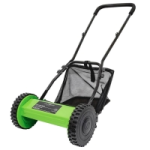 QDStores  Hand Push Lawn Mower 30cm Cutting Width Grass Collection Bag