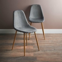 BMStores  Bjorn Dining Chairs 2pk - Grey