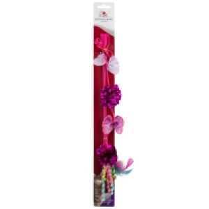 Butterfly Wand Cat Toy - Pink