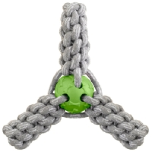 Tripod Rope Flinger Dog Toy - Green