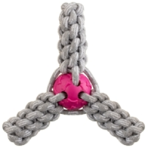 Tripod Rope Flinger Dog Toy - Pink