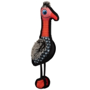 Tough Neck Bird Dog Toy - Black