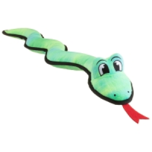 Plush Snake Dog Toy - Green