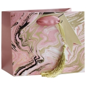 Perfume Gift Bag - Gold Marble