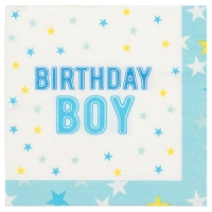 Kids Party Napkins 30pk - Birthday Boy