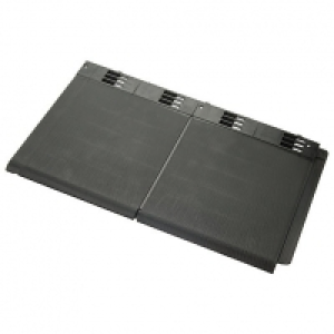 Envirotile Anthracite Double Plastic Tile - 365 x 630 x 12mm