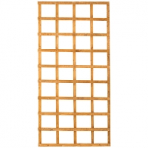 Wickes  Forest Garden Fence Top Trellis Square Lattice - 1.83m X 900