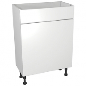 Wickes  Wickes Vienna White Gloss Floorstanding Toilet Unit - 600 x 