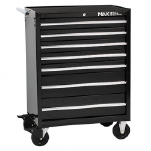 Hilka Professional 7 Drawer Rollaway Tool Cabinet - Black £352.00
