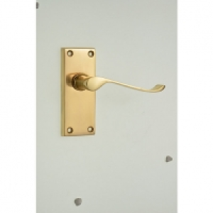 Wickes Paris Victorian Scroll Latch Door Handle - Polished B