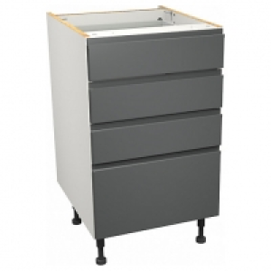 Camden Carbon 4 Drawer Unit - 500mm £336.00