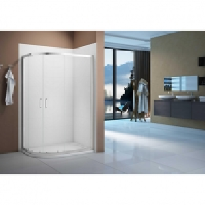 Nexa By Merlyn 6mm Chrome Offset Quadrant Double Sliding Doo £380.00