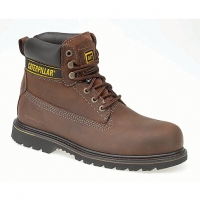 Wickes  Caterpillar CAT Holton SB Safety Boot - Brown Size 12