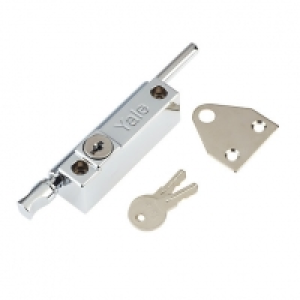 Yale P-124-CH Multi-purpose Door Bolt - Chrome £17.29