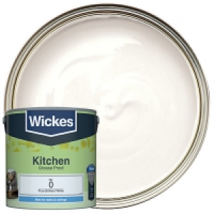 Wickes Pure Brilliant White - No.0 Kitchen Matt Emulsion Pai £13.00