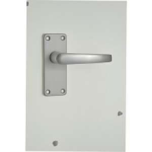 Wickes Contract Latch Door Handle - Satin Aluminium 1 Pair £8.00