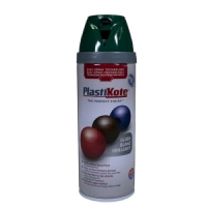 Plastikote Multi-surface Spray Paint - Gloss Lawn Green 400m
