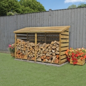 Mercia 7 x 3ft Premium Pressure Treated Double Log Store