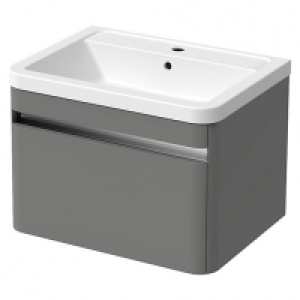 Wickes Radli Dust Grey Wall Hung Vanity Unit & Basin - 500 x £405.00