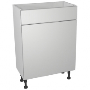 Wickes Vienna Grey Gloss Floorstanding Toilet Unit - 600 x 7