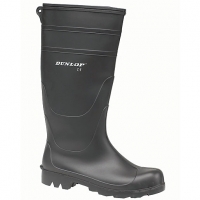 Wickes  Dunlop Universal PVC Safety Wellington Boot - Black Size 11