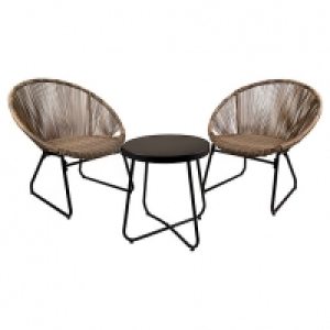 Charles Bentley Bali Tea for Two Garden Bistro Set - Natural £200.00