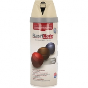 Plastikote Multi-surface Spray Paint - Matt French Grey 400m £8.00