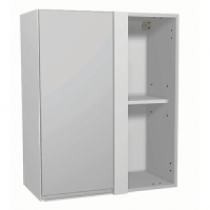 Wickes Madison Grey Gloss Handleless Corner Wall Unit - 600m £131.00